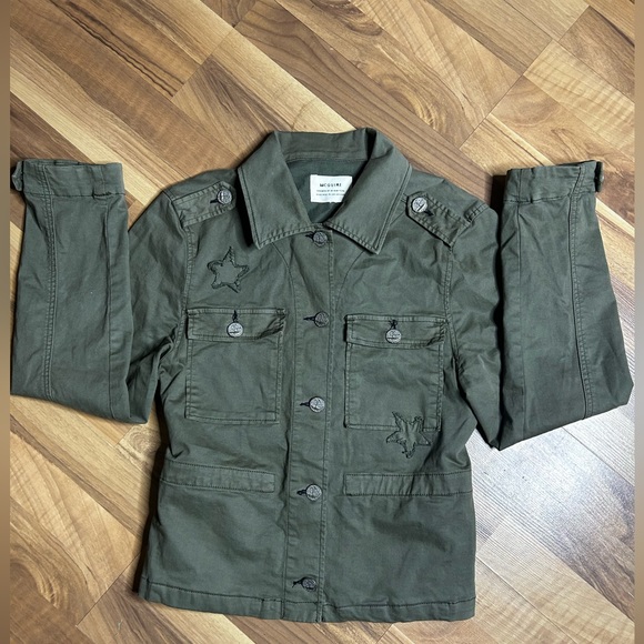 MCGUIRE Camo Green Military Style Button Down Jacket Size S - Picture 15 of 15